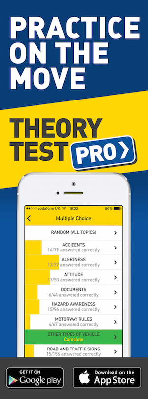 Theory Test Pro in partnership with dms school of motoring